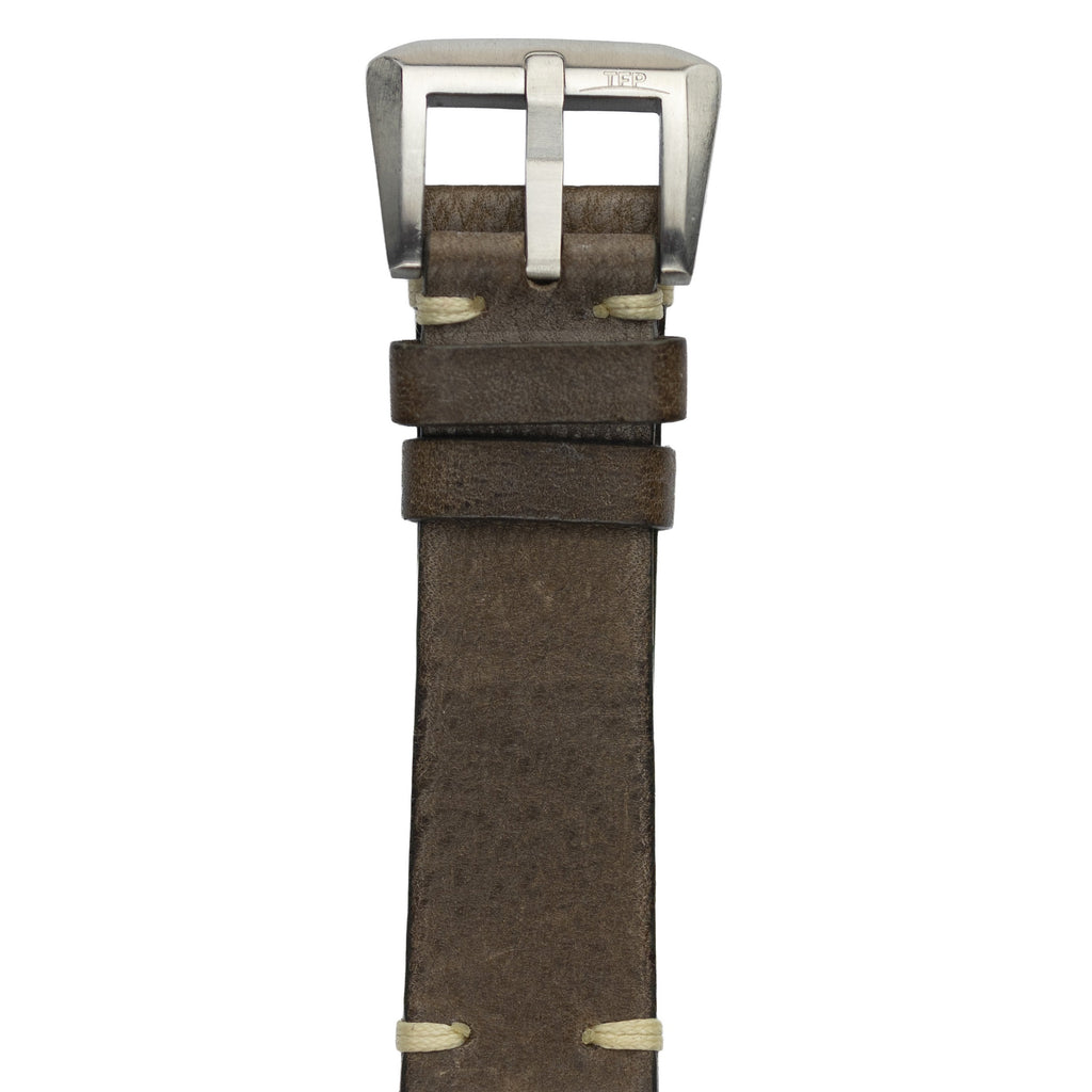 Vintage in pelle - Grigio metallico STV-002
