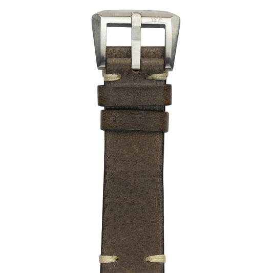 Vintage in pelle - Grigio metallico STV-002