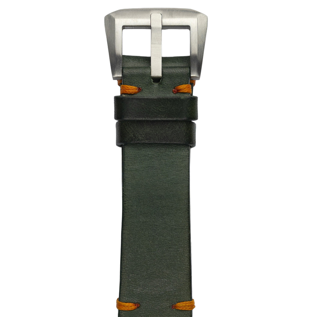 Vintage in pelle - Verde scuro STV-005