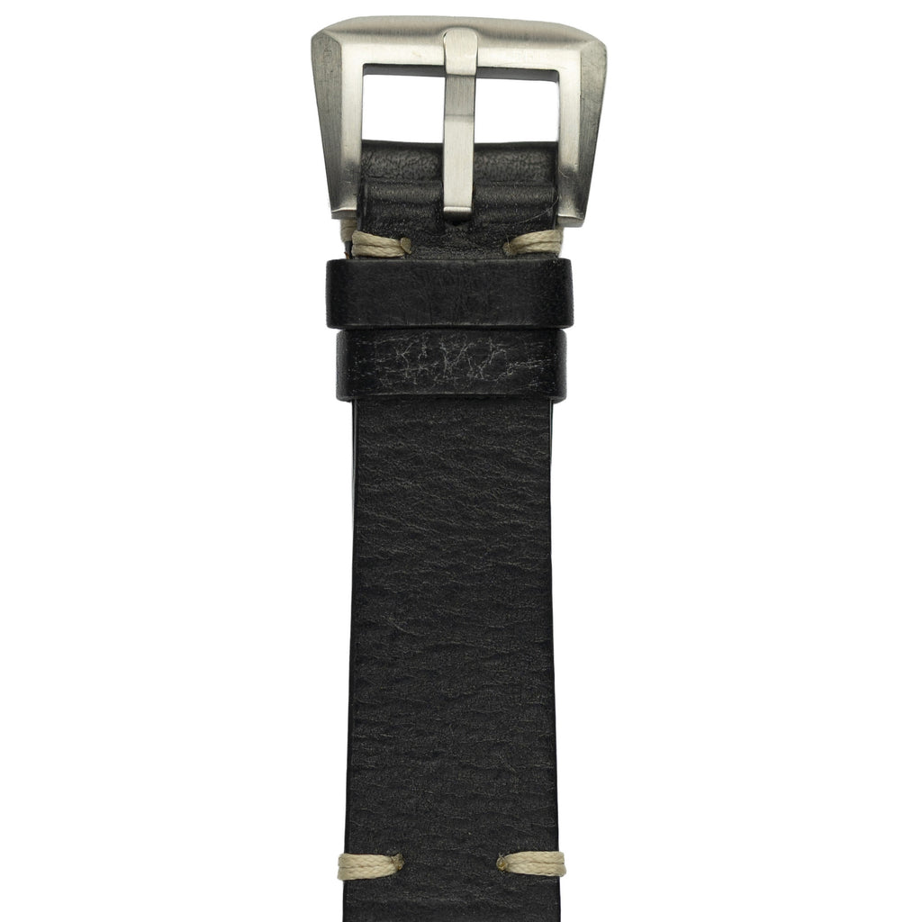 Vintage in pelle - Nero + Sabbia STV-007